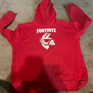 Fortnite red Llama Hoodie sweater size 10/12